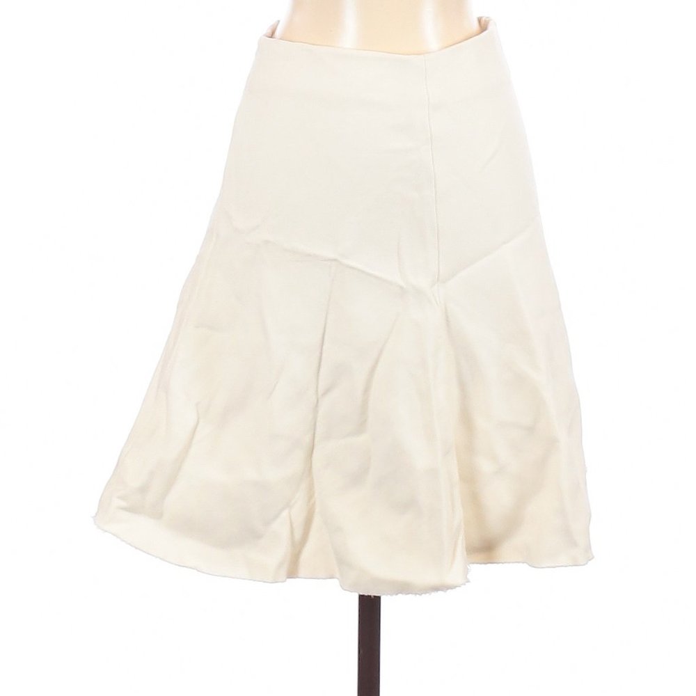 Zara Ivory Wool blend Skirt
